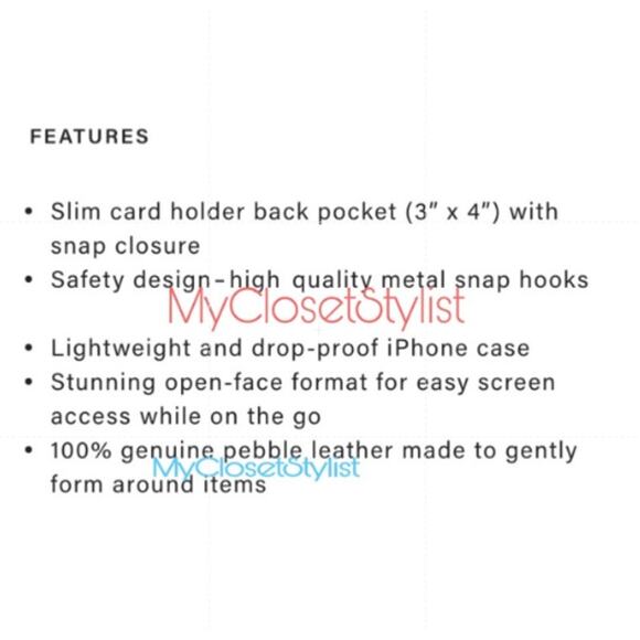 BANDOLIER Black Silver Crossbody 12 ProMax Wallet Case Strap Set NEW! Adjustable - Picture 3 of 6